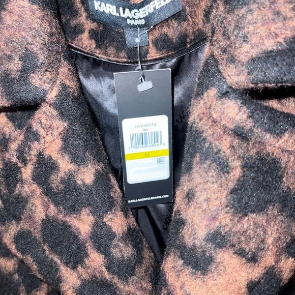 Karl Lagerfeld Leopard print coat - Picture 3 of 3